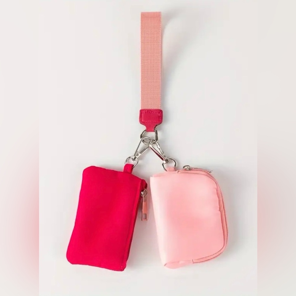 Wristlet  Dual Pouch with Strap NEW